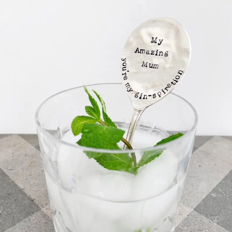 gin cocktail stirrer for mum